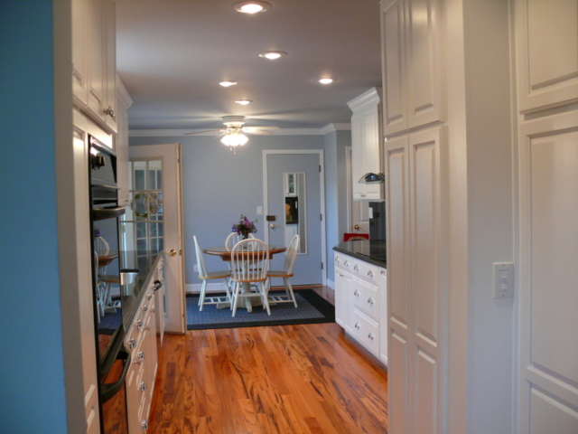 Opposite end of Galley Kitchen Remodel.